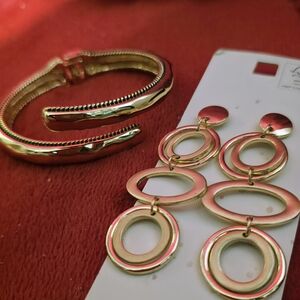 & Other Stories Gold-Tone Circle Earrings